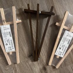 Mini Wood Easels bundle (3)