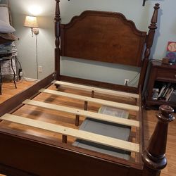 Solid Wood Queen Bed Frame