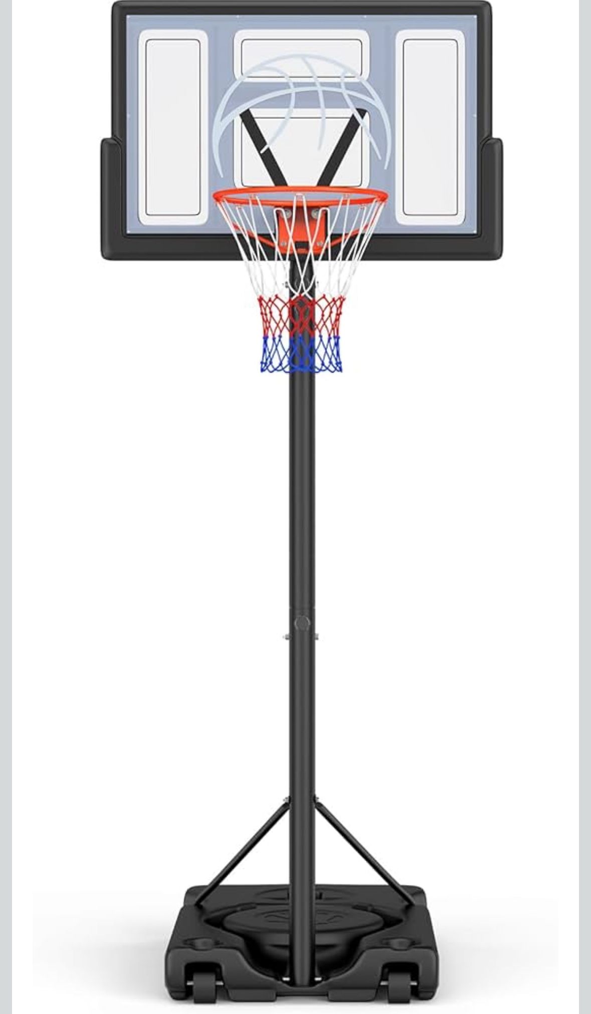 Basketball Hoop Outdoor 10ft Adjustable, Portable