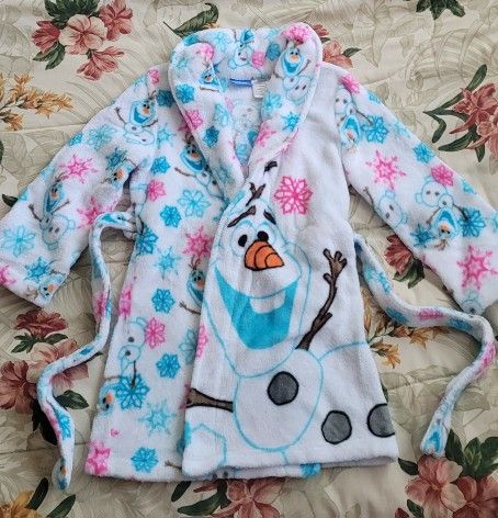 Kids Disney Olaf Robe 6-6x