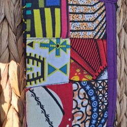 African Cloth Coin Purse