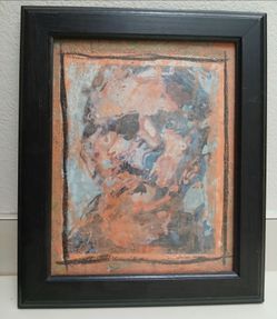 Abstract Mixed Media Painting *30.00 Firm* Acrylic on Canvas Panel Home Decor Artwork