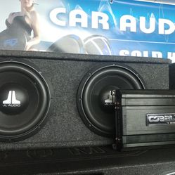 JL Audio 10" Space Saver Subwoofer System With Amplifier