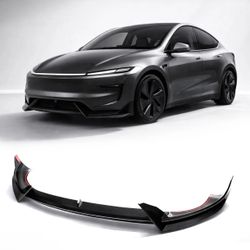 Tesla Model Y Juniper V Style Front Bumper Lip