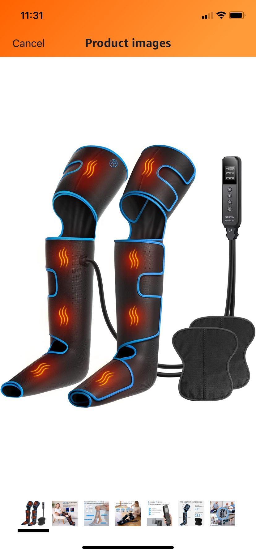 Leg Massager With Heat And Compression