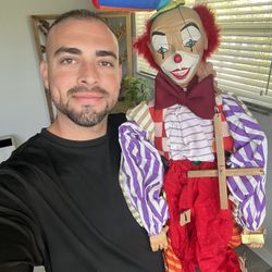 puppet clown marioneta payaso