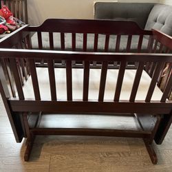 Wooden Rocking Cradle / Mini Sofa