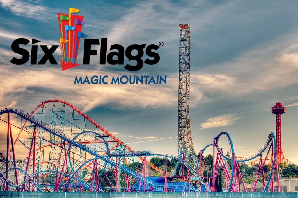Six Flags Magic Mountain ( 4 Pack) E-tickets 
