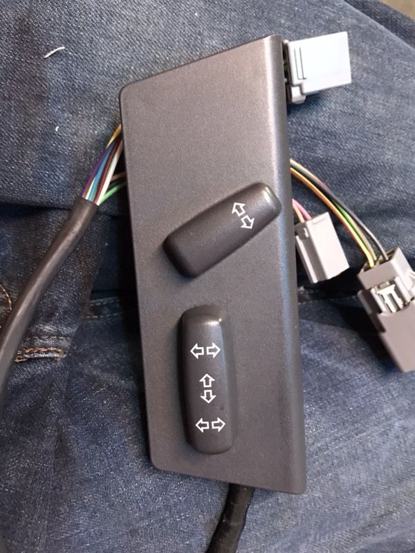 Volvo passenger seat power seat switch assembly