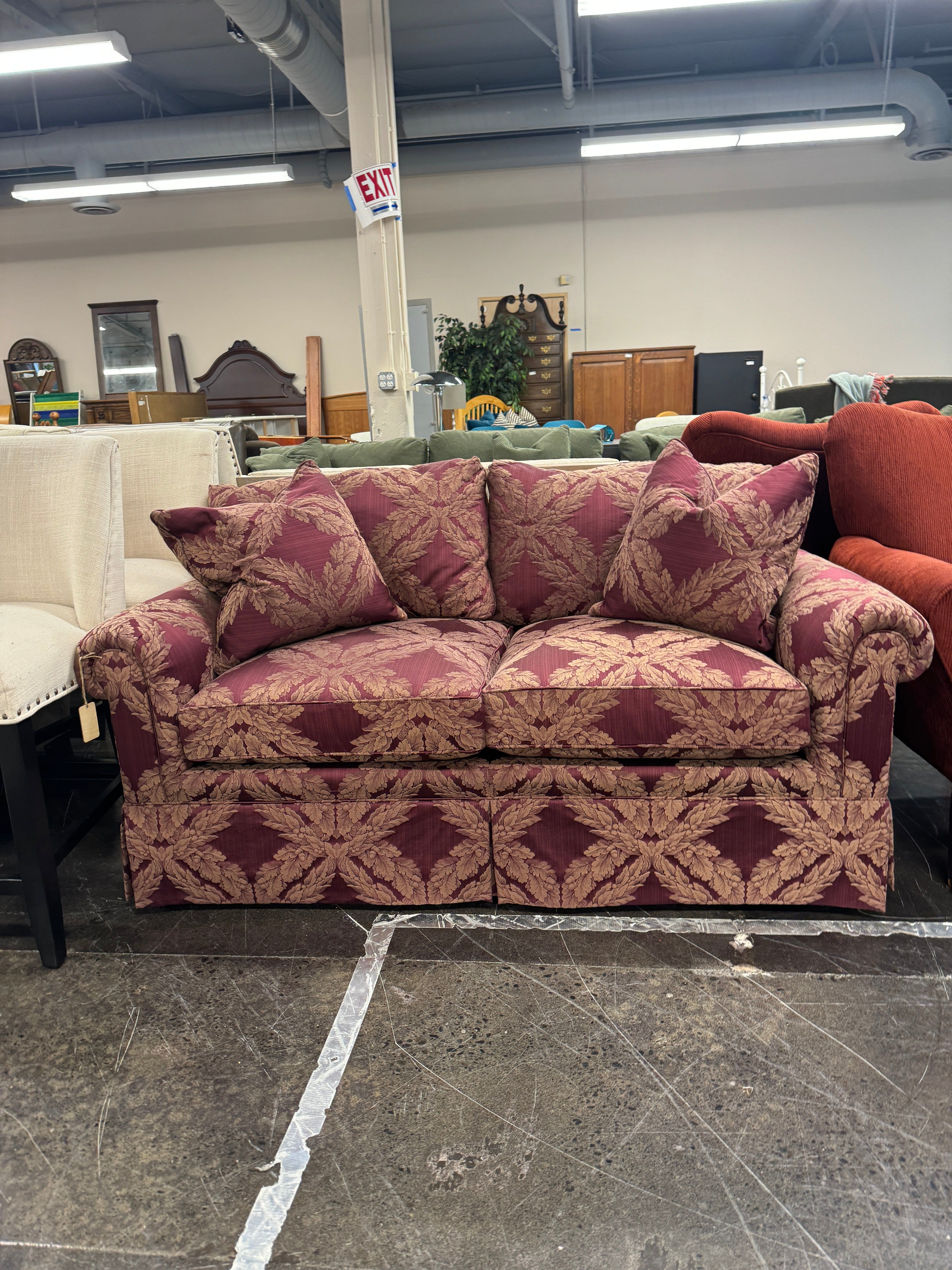 Valley Furniture Custom Jacquard Loveseat