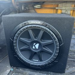 12 Inch Kicker Subwoofer And Box