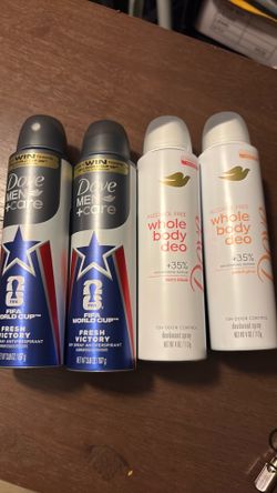 Dove spray deodorant