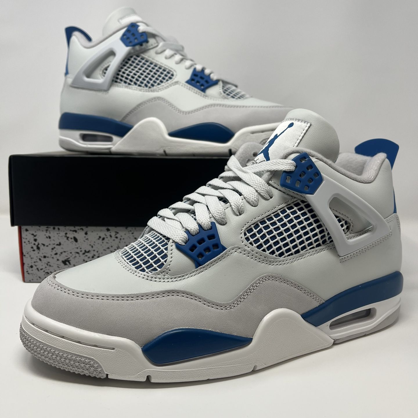 Nike Jordan 4 Retro Military Blue Mens 9.5 10.5 11 12