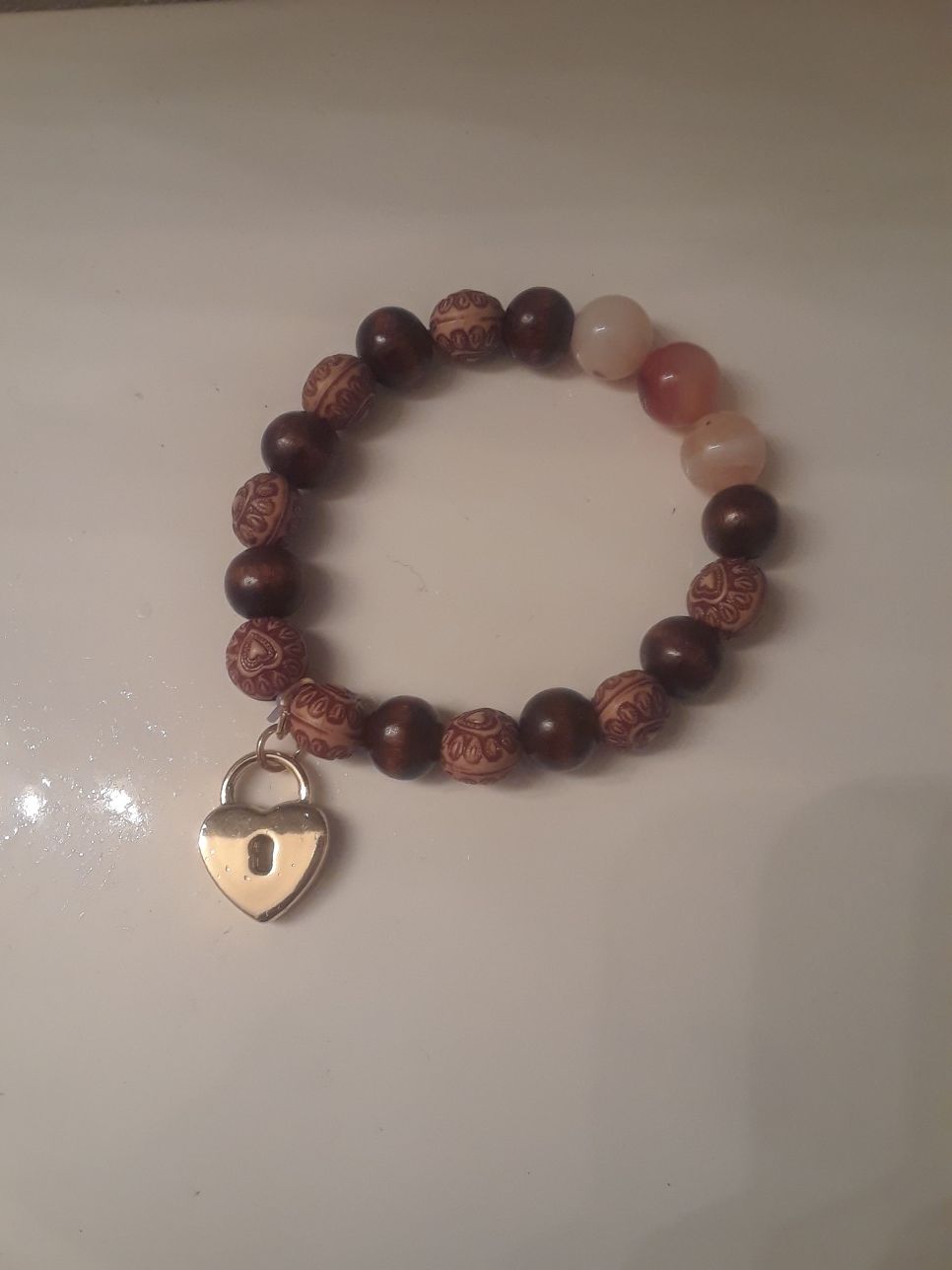 Custom made charm beaded bracelets