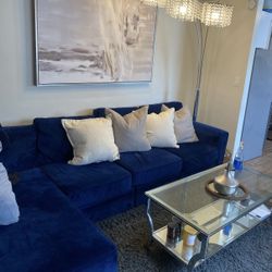 Navy Blue Sectional Sofa
