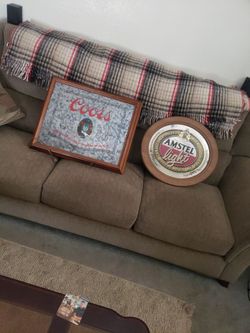 Beer mirror man cave goodies 250$$