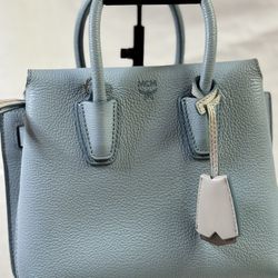 MCM Milla Mini Leather Tote Bag. 