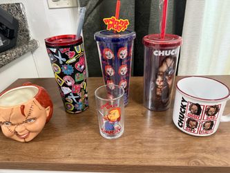 Chucky cups and mugs bundle