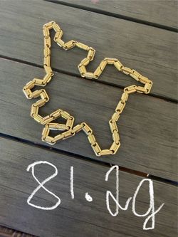 14K gold chain 81.2gram