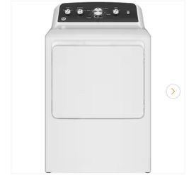 7.2 cu. ft. vented Electric Dryer in White with Auto Dry and Extended Tumble