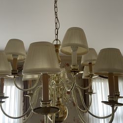Brass Chandelier 