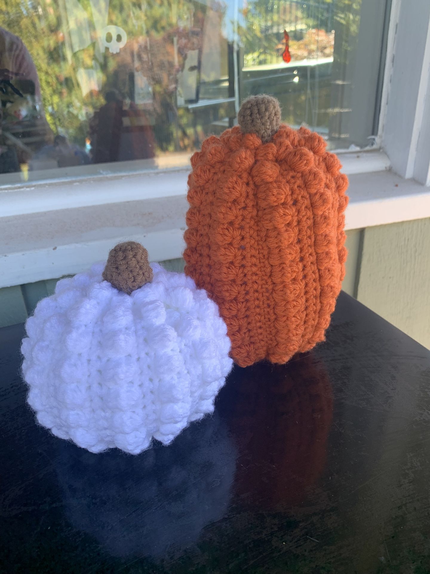 Hand Crocheted Pumpkins