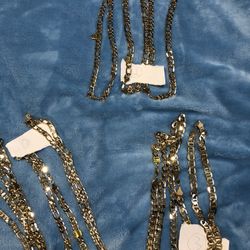 Stamped But Plated 14k Cuban Link Chain 20 Inch 