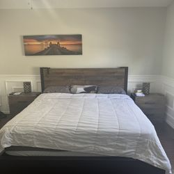 King Size Bed And Two Night Stand’s