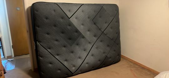 Dark Gray Pillow Top Mattress