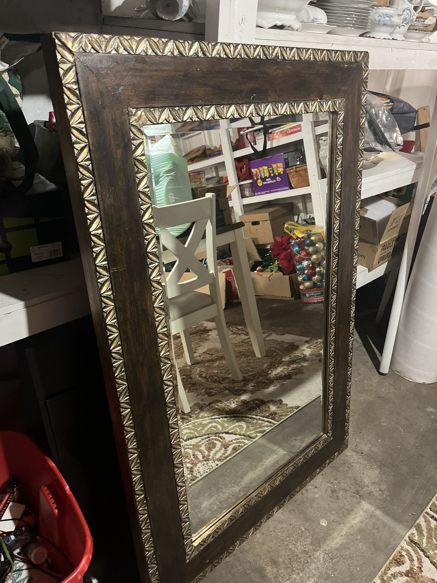 Solid Mahogany Mirror Pier One