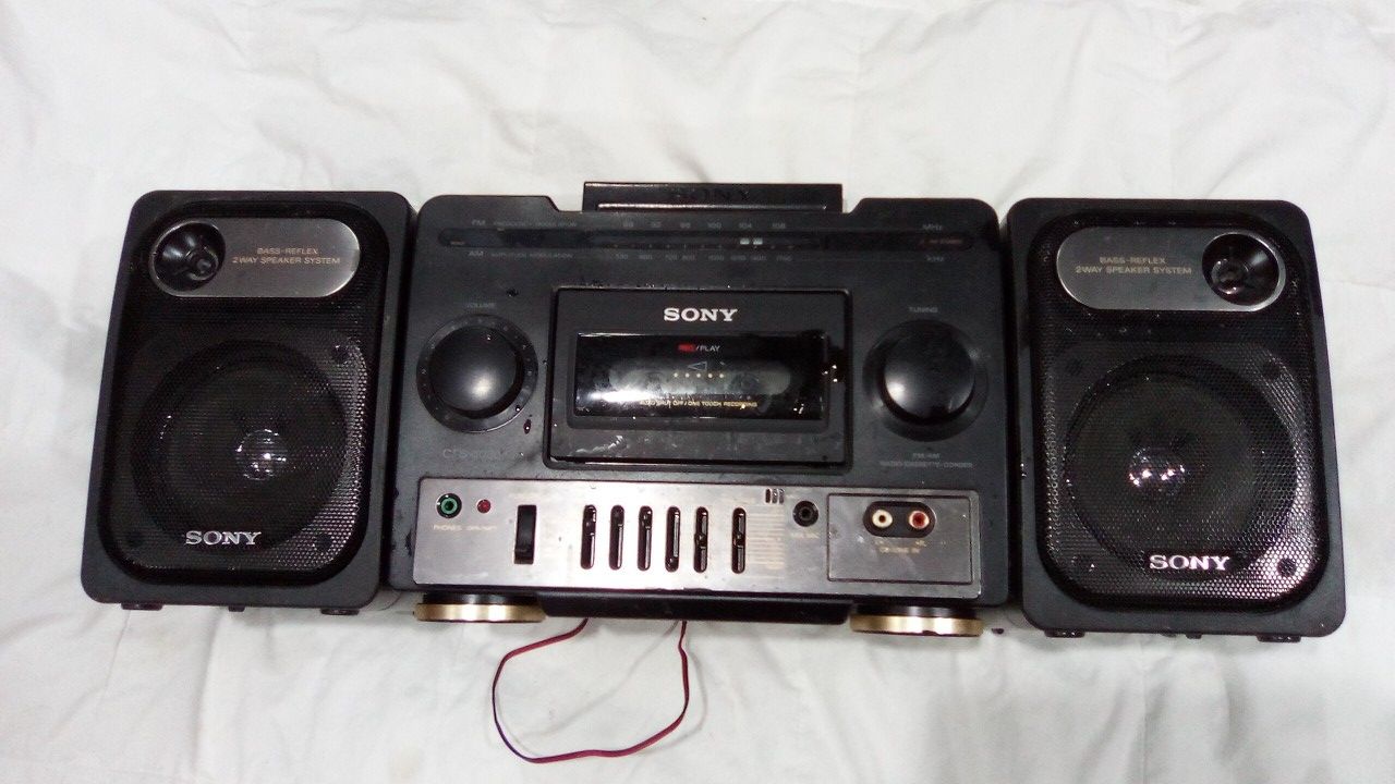 Sony Boombox Vintage 80s