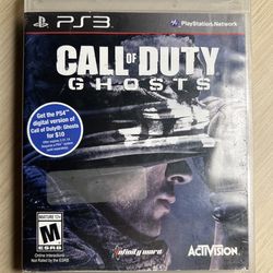 Call of duty ghosts for PlayStation 3