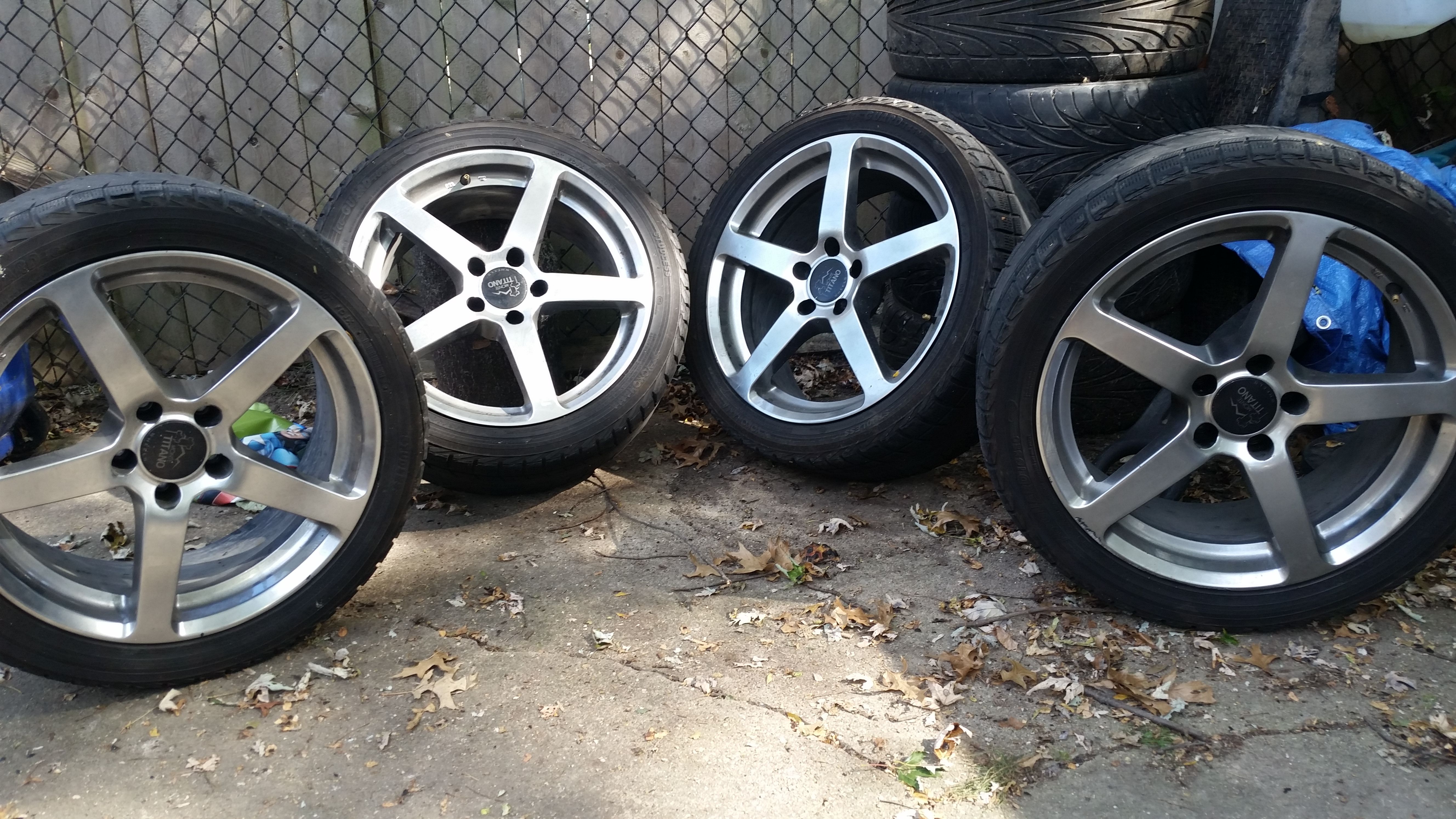 Monte titano wheels 245/40 R18