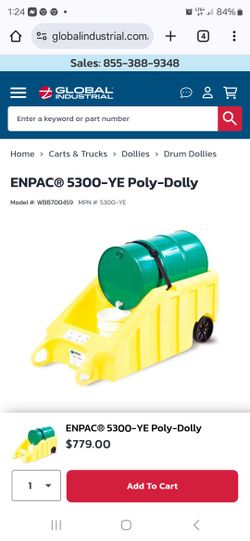 Enpac Poly Dolly Drum Dolly 