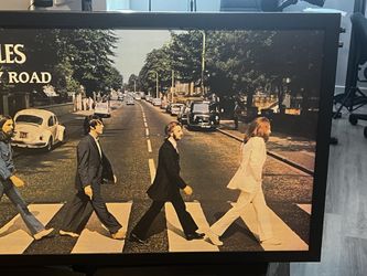 The Beatles  Abby Road Framed 24”x36” Album Cover
