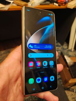 Gold Sim Unlocked Samsung Galaxy Z Fold 4 256gb