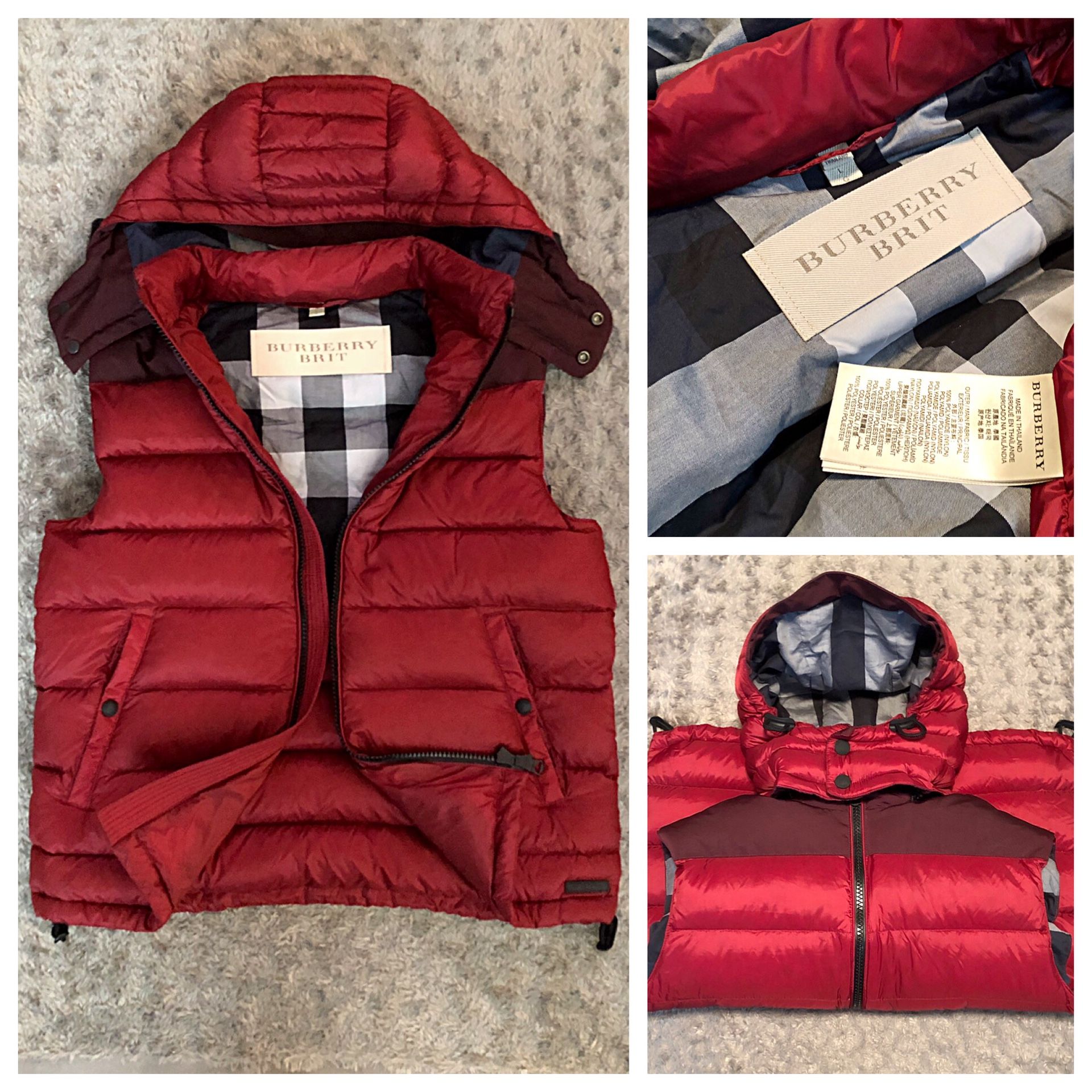 Men’s Burberry vest paid $550 size L NWT sold out everywhere. 100% authentic. Excellent condition! Some pics with flash and without to see the textur