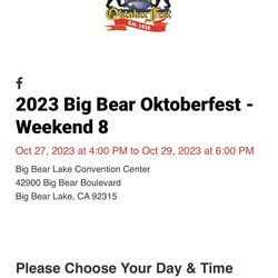 Octoberfest Tickets