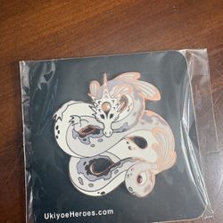 Pearl Dragon Hard Enamel Pin