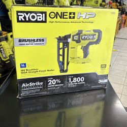 Ryobi 16 Ga Straight Finish Nailer HP