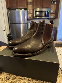 NEW Brown Proxon Wallace Steel Toe Chelsea Boots Size 10