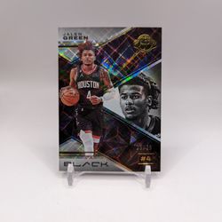 2022-23 Panini Black Jalen Green Gold Parallel #23/25