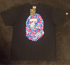 A Bathing Ape marble camo t shirt