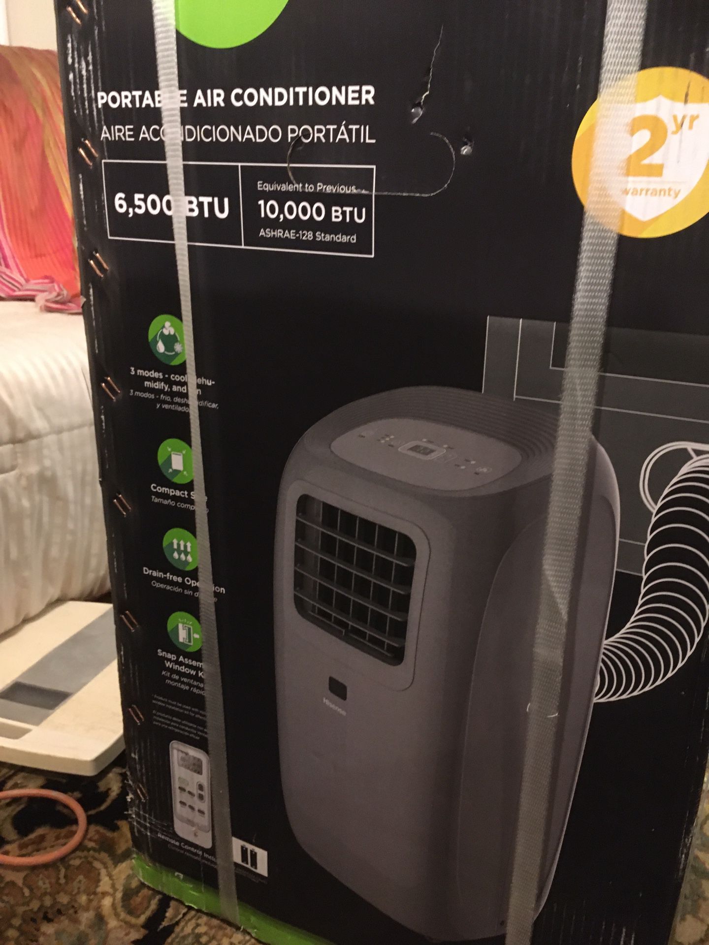 New Portable AC unit with remote control and other options