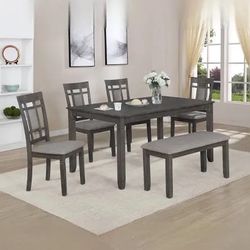 Gray Dining Table 