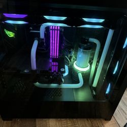 Mid-High Tier gaming PC RTX 3080 Build Liquid Cooled 