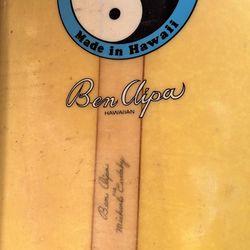 Extremely rare vintage Ben Aipa tandem surfboard