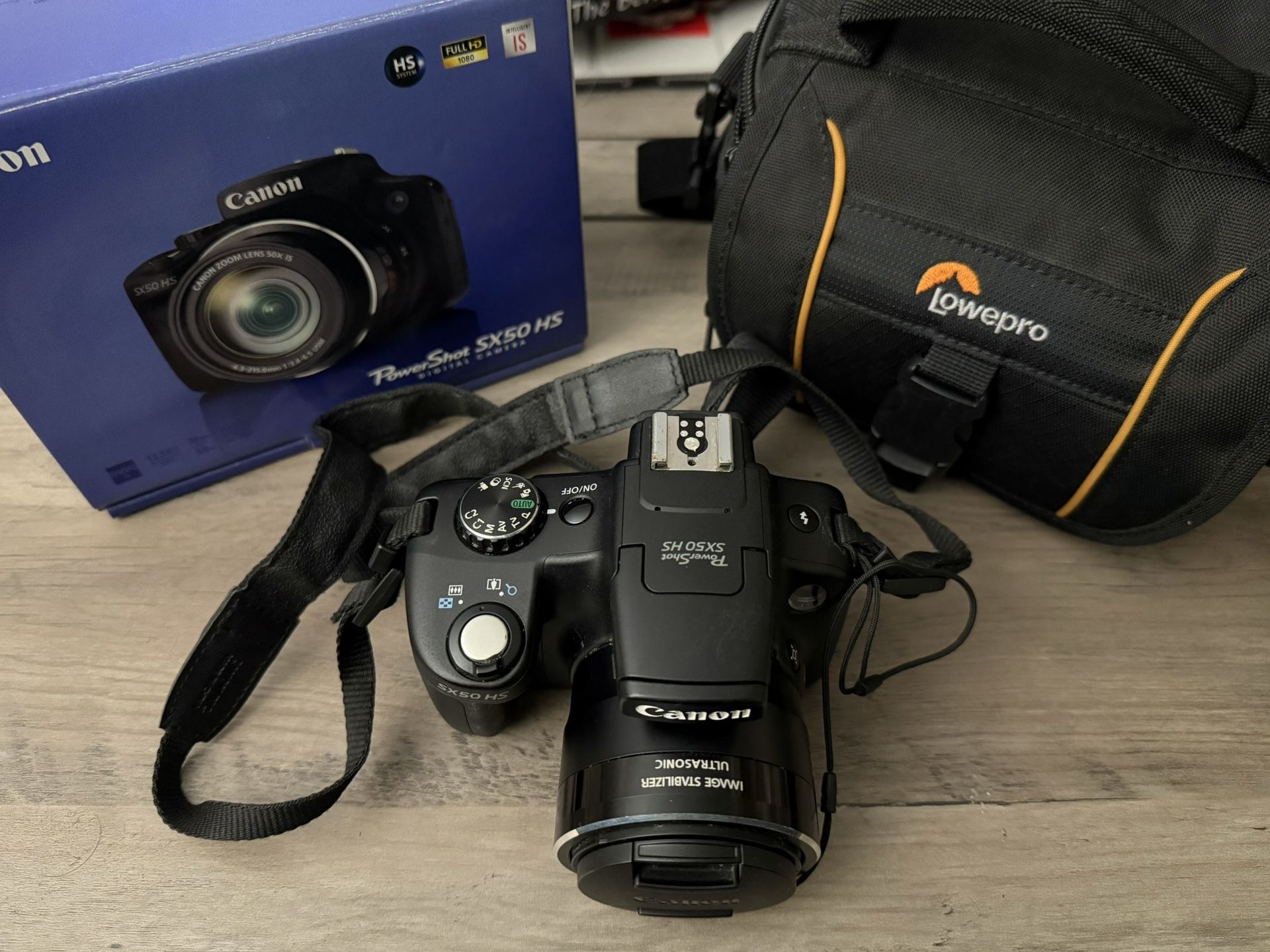 Canon Powershot SX50 HS Digital Camera with Accessories