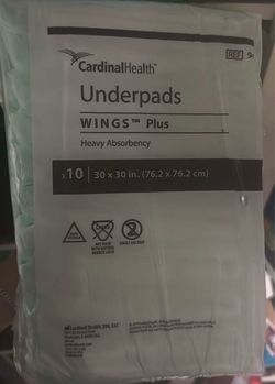 Wings Plus Underpads 10-Pack