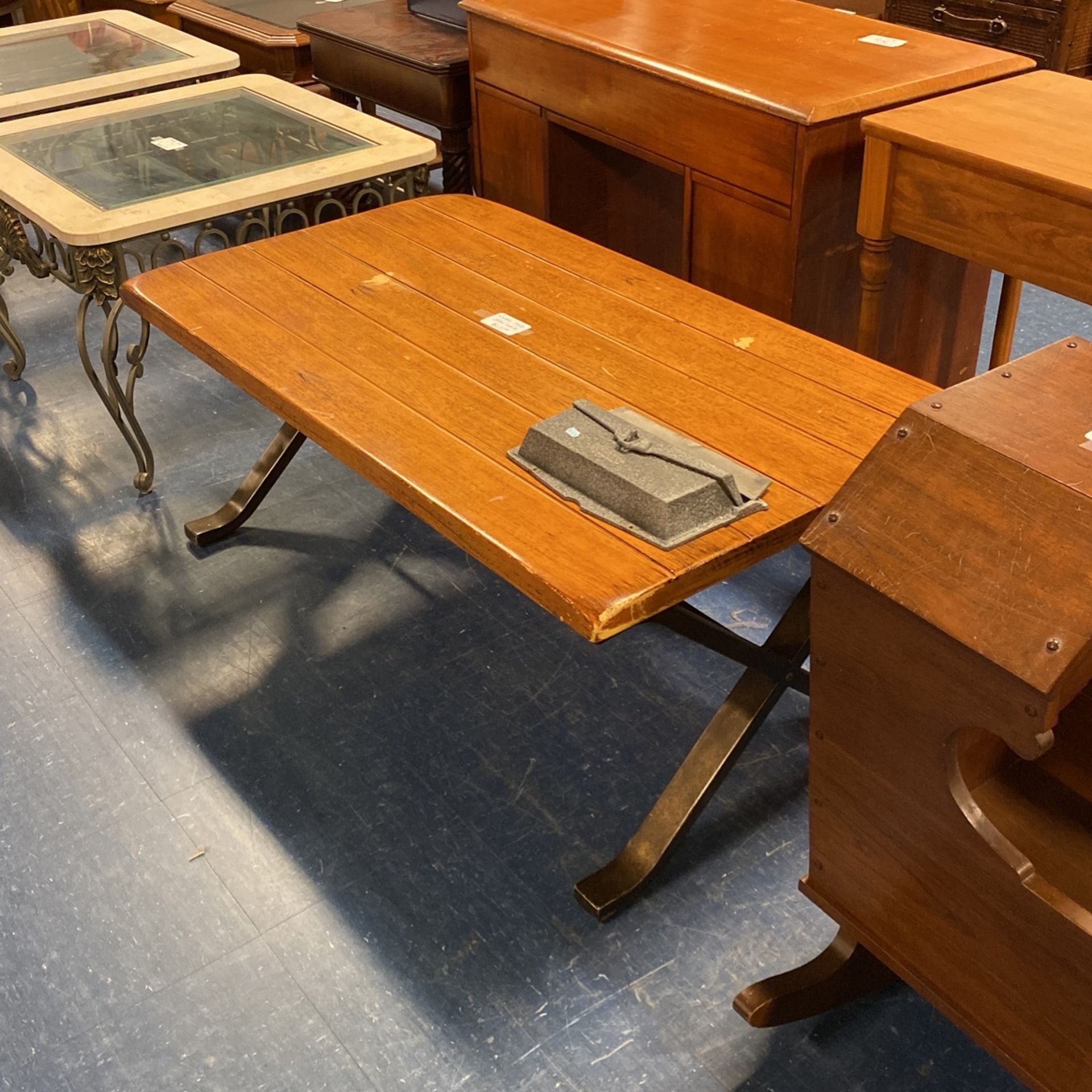 Rustic style coffee table